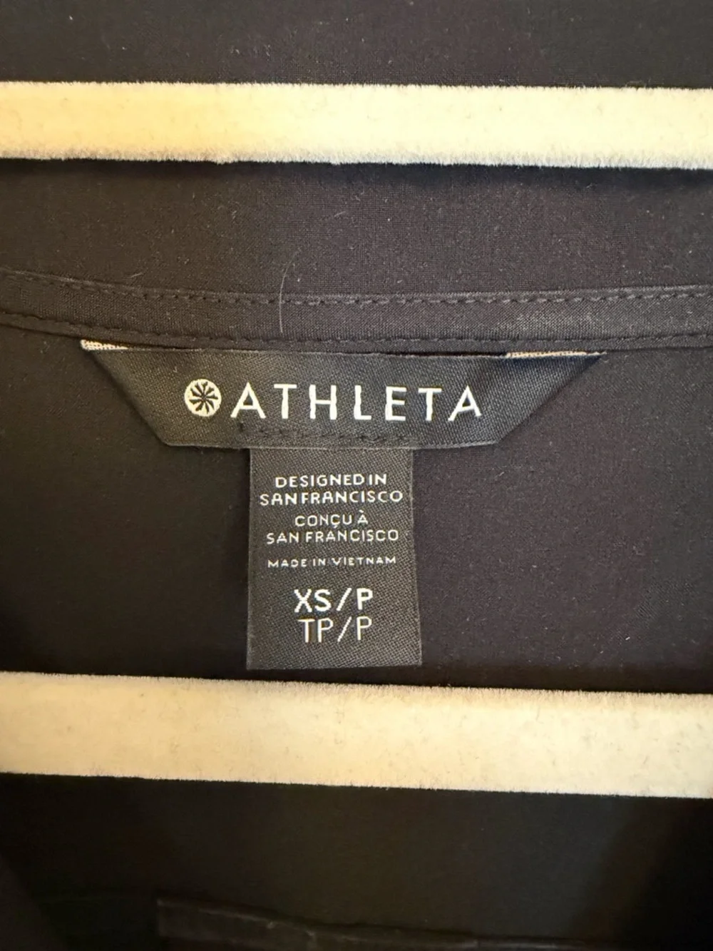 Athleta Marlow Black Maxi Dress with V-Neck, XS Petite - Picture 6 of 7